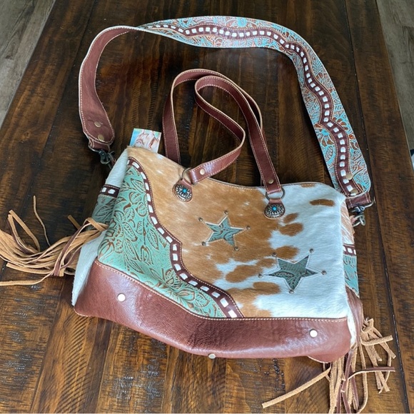NWT Myra Cowhide Purse/Bag - Picture 1 of 3